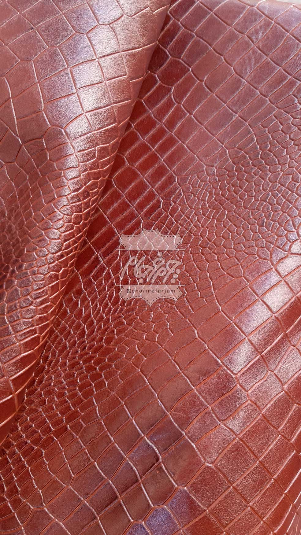 چرم گاوی پریما  سنگی عسلی تیره