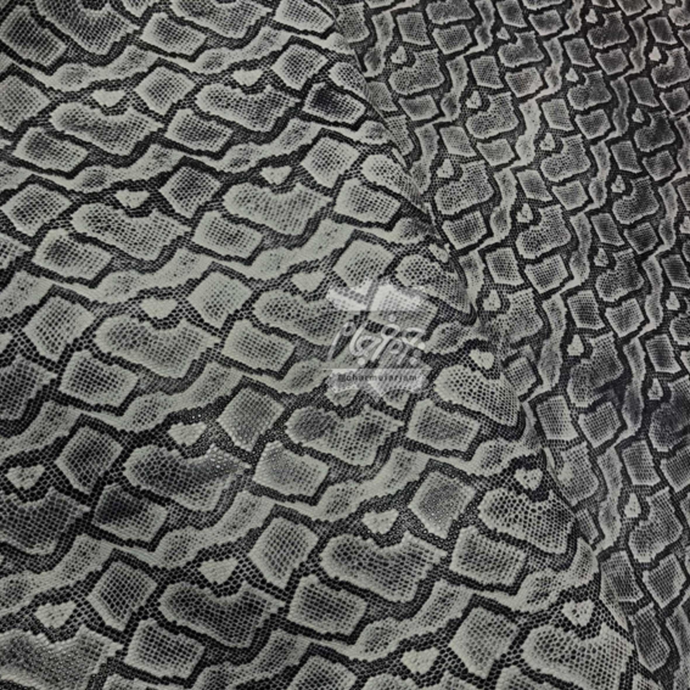 چرم گاوی طرح snake (ماری) رنگ توسی