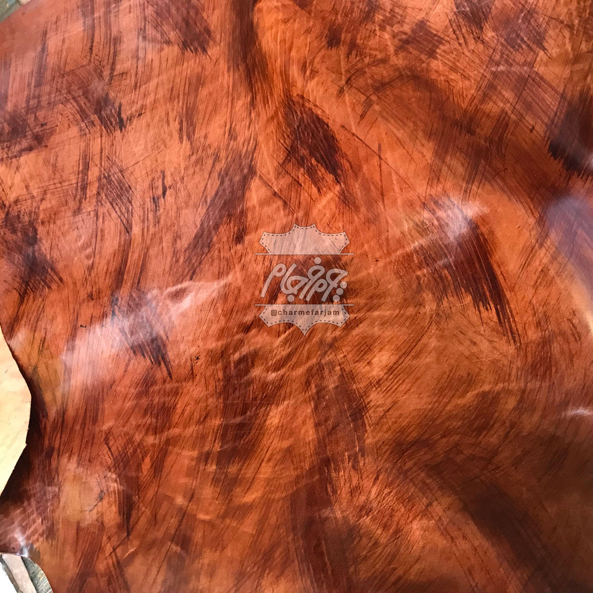 چرم گاوی درختی (گلیز) عسلی