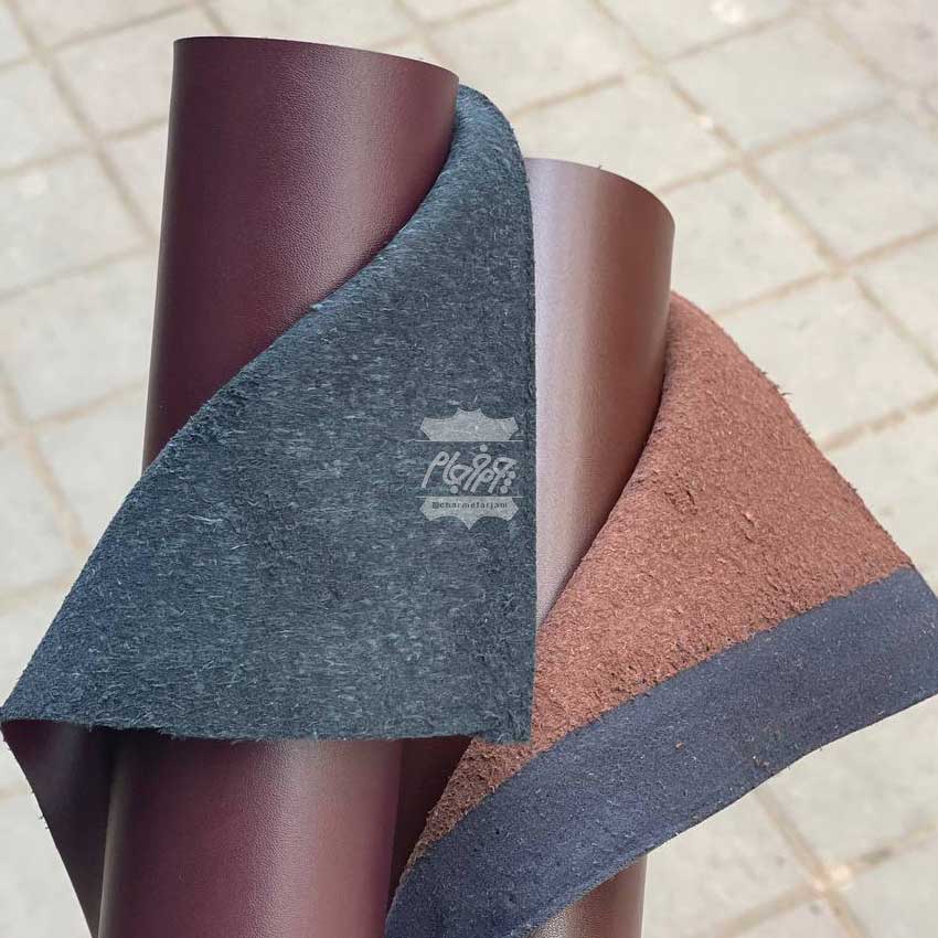 چرم مصنوعی پشت چرم رخ صاف مات