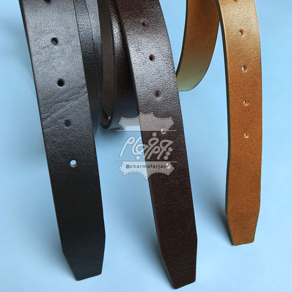 کمربند گاومیشی ساده 3.2 سانتی اعلا