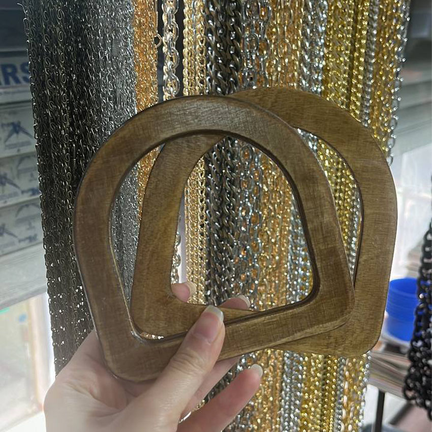 دسته چوبی نیم گرد